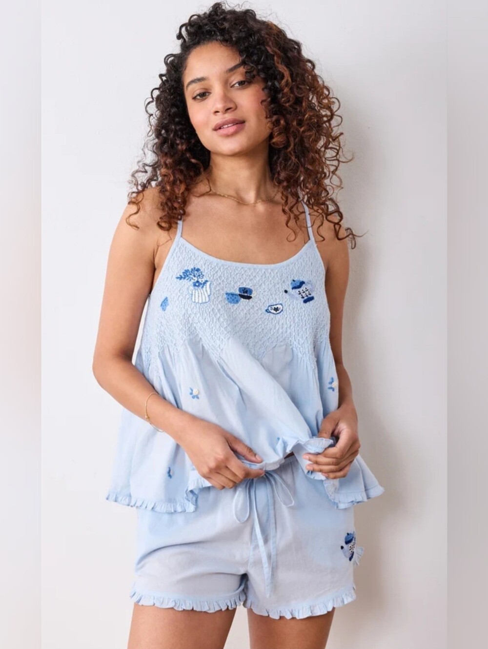 Printfresh Naya Short Set In High Tea Toile Size XS - Picture 11 of 11